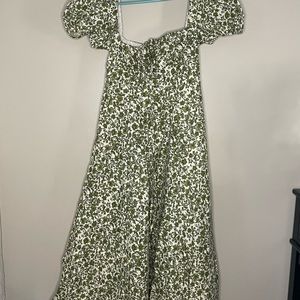 KOURT green maxi dress